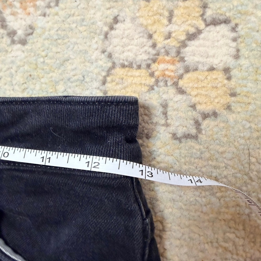 & Other Stories Los Angeles Atelier Black High Waisted Denim Shorts Size 2 NWT - Picture 5 of 7